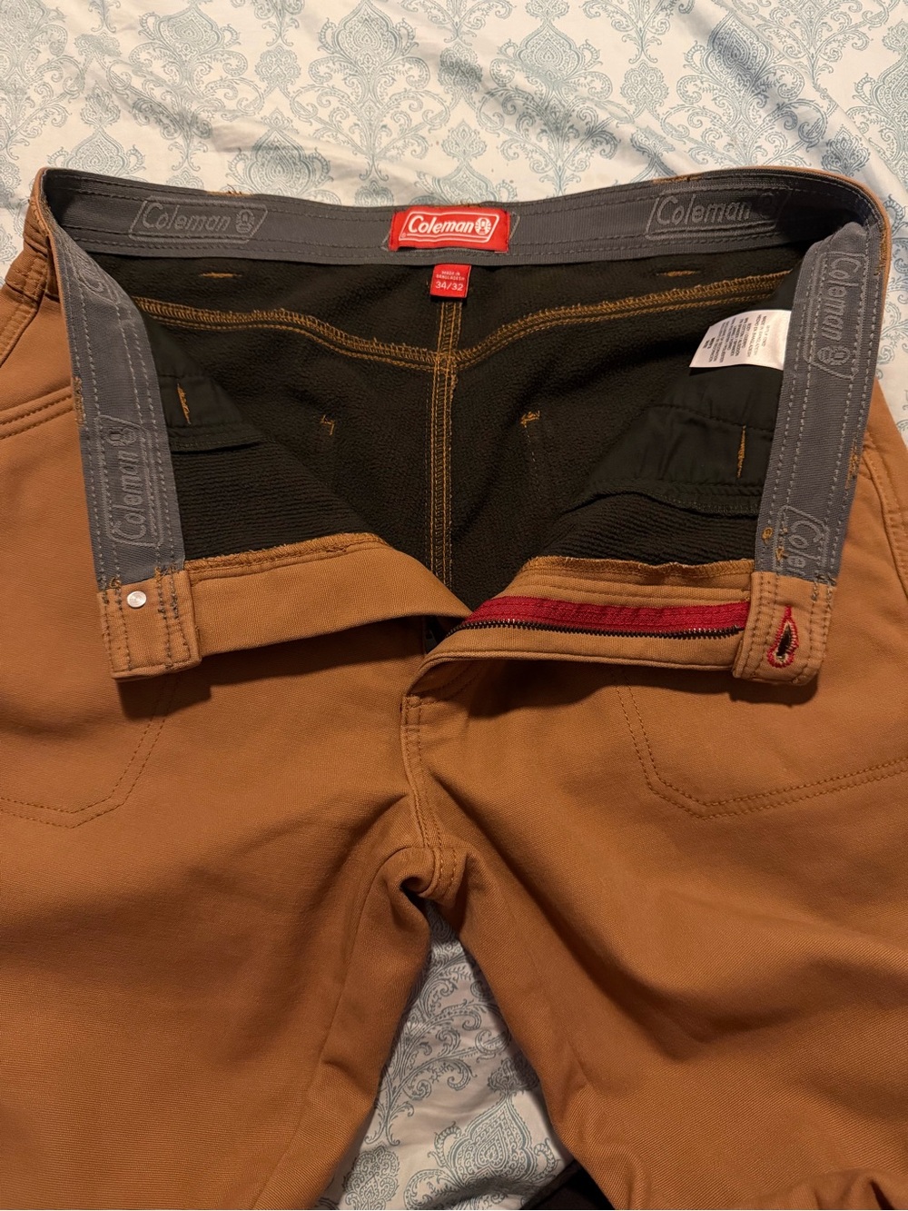 Coleman Men's Tan Work Chinos